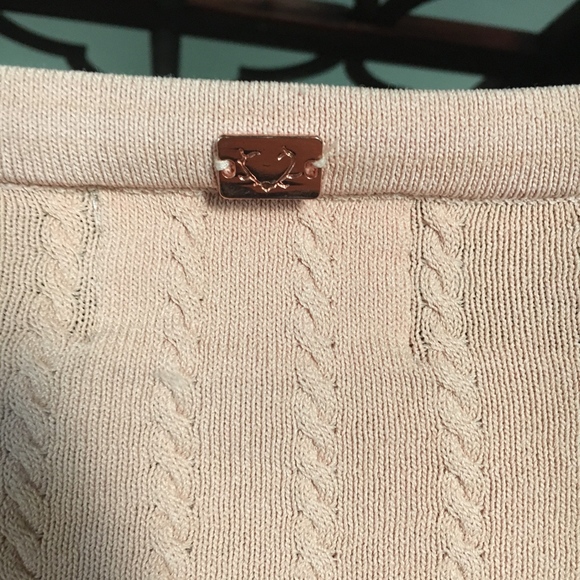 Final! For Love and Lemons Cropped Blush Sweater - Picture 5 of 5